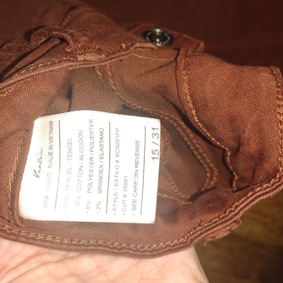 COPY - KanCan Betsy High Rise Bootcut Jean in Brown/Plump Pie 15/31 - Picture 8 of 9